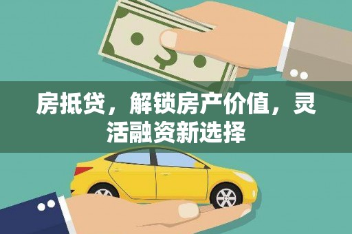 萨迦房抵贷，解锁房产价值，灵活融资新选择