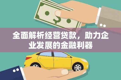 萨迦全面解析经营贷款，助力企业发展的金融利器