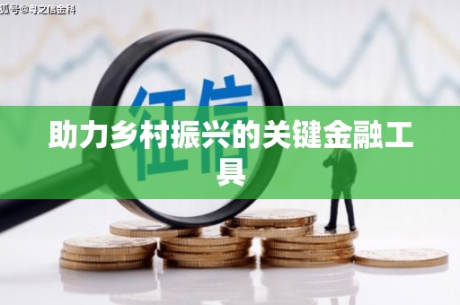 萨迦助力乡村振兴的关键金融工具