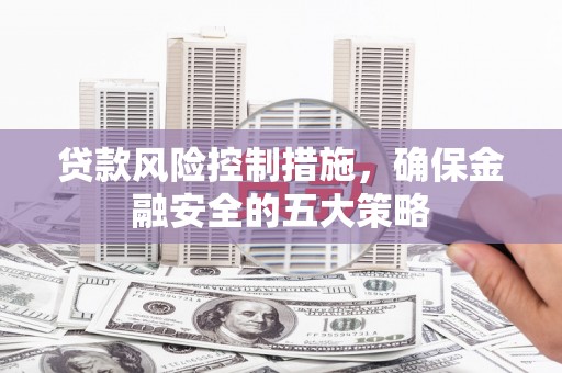 萨迦贷款风险控制措施，确保金融安全的五大策略