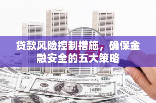 萨迦贷款风险控制措施，确保金融安全的五大策略