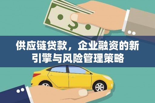 萨迦供应链贷款，企业融资的新引擎与风险管理策略