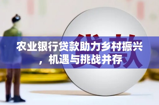 萨迦农业银行贷款助力乡村振兴，机遇与挑战并存