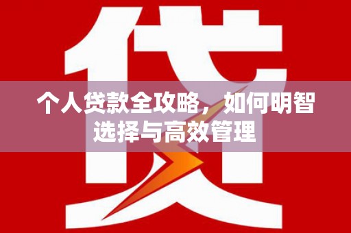 萨迦个人贷款全攻略，如何明智选择与高效管理