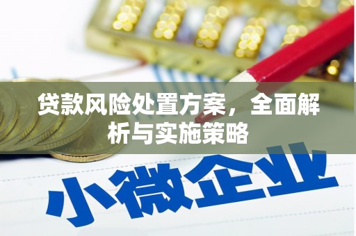 萨迦贷款风险处置方案，全面解析与实施策略